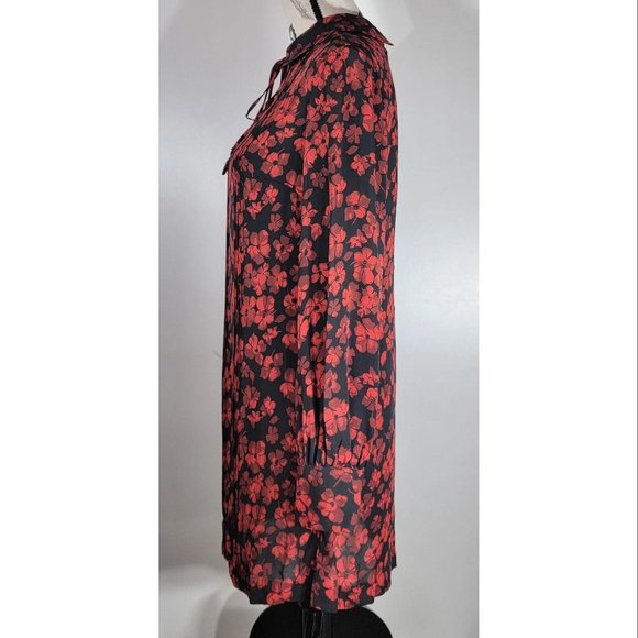 Alexander McQueen Black and Red Floral Mini Dress Size IT 38 NWT - Picture 5 of 6